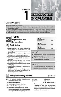 NCERT Exemplar (Problems - Solutions) Class 12 Biology Book For Latest Board Exam