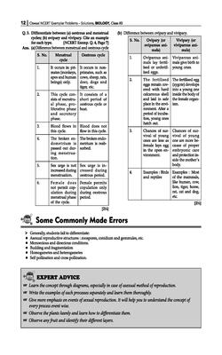 NCERT Exemplar (Problems - Solutions) Class 12 Biology Book For Latest Board Exam